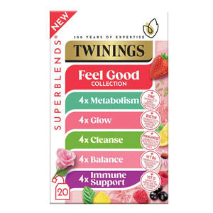 Twinings Superblends Feel Good Collection, 20 Tea Bags 38.4g