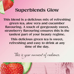 Twinings Superblends Glow Strawberry & Cucumber with Green Tea 20, 40g, pack shot 5, available at teas.co.uk