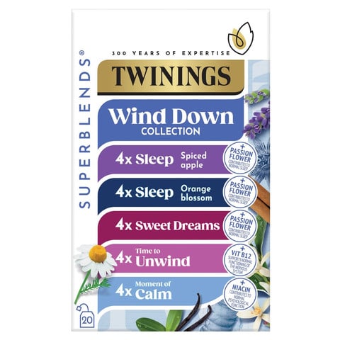 Twinings Superblends Wind Down Collection, 20 Tea Bags 33.2g