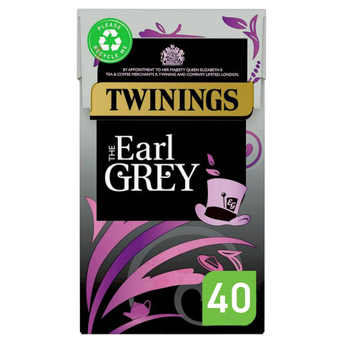 Twinings the Earl Grey Plant Based, 40 Tea Bags 100g
