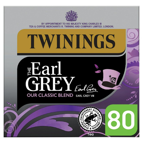 Twinings the Earl Grey Plant Based, 80 Tea Bags 200g
