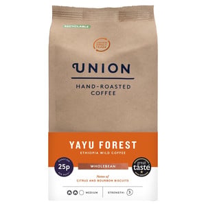 Union Yayu Forest Ethiopia Wild Coffee Wholebean, 200g