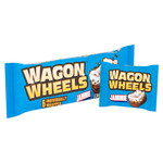Wagon Wheels 6 Jammie Biscuits, pack shot 2, available at teas.co.uk