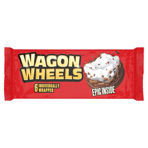 Wagon Wheels Original Biscuit, 6 Pack